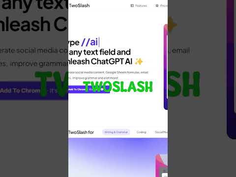 AI Tools - TwoSlash #shorts