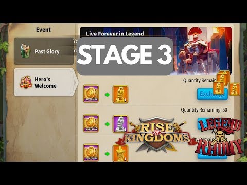 PAST GLORY STAGE 3 - extra some battles - our Lost kingdom now - Rise of kingdoms