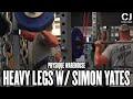FIRST SESSION BACK!! Strength Leg Session w/ Simon Yates & MuscleNation New Supplement Range