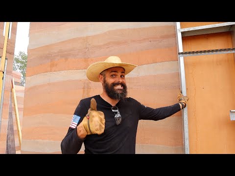 Let's See Our Tallest Rammed Earth Wall Yet - Vlog 86