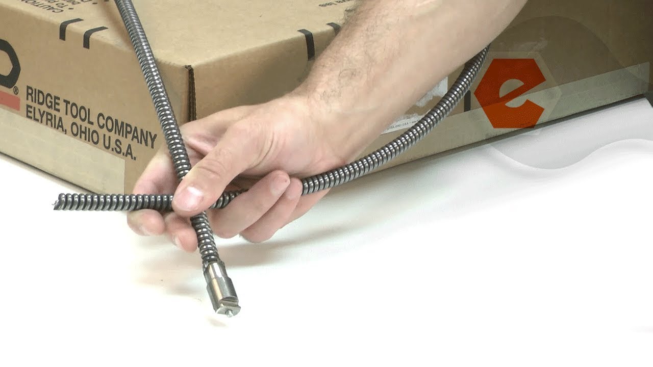 Replacing your Ridgid Drain Cleaner C-32iw Cable 3/8 X 75