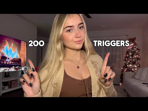 ASMR 200 Triggers in 2 Hours! Fast and Aggressive Mouth Sounds, Hand Sounds, Tapping, Scratching