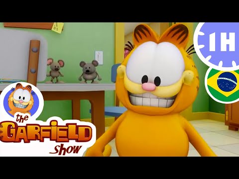 🤔 Garfield com um amigo estranho ! 🤔 - Episódio Completo HD