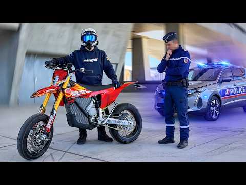 48H EN MOTO ÉLECTRIQUE ! (La police n'a pas aimé..)