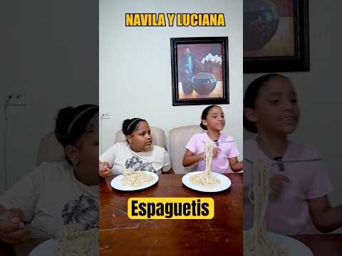 Los espaguetis navila y luciana  #navila #humor #luciana