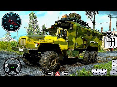 Army Transport Truck Driving Simulator - Cargo Vehicle Driving Mountain 3d : Android Gameplay