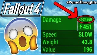 Fallout 4: What is the Highest or Most Damage Possible? (34,860 DAMAGE LEGIT!!!) #PumaThoughts