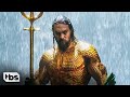 Aquaman Retrieves The Trident Of Atlan From The Karathen Clip Aquaman TBS