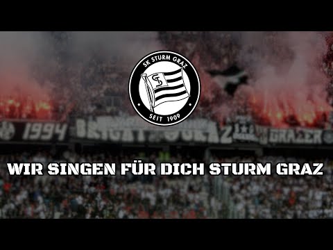 SK STURM GRAZ FANS - Wir singen für dich Sturm Graz  (Chant) (Lyrics)