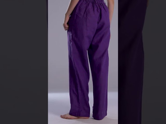 بنطلون بنفسجي