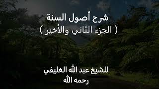 شرح أصول السنة ( الجزء الثاني والأخير ) image