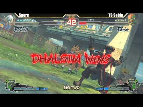 SSF4 AE2012 Spore vs TS Sabin - Big Two #11 Tournament Sponsored by Shoryuken.com