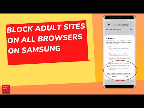 How to block all adult websites on all browsers on Samsung | Samsung S24 Ultra