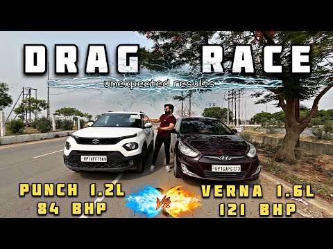 Thumbnail for DRAG RACE || TATA PUNCH vs VERNA 1.6 L ✅ Shocking RESULTS 😱 by Tata Punch