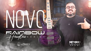 Video thumbnail for Novo Baixo deOliveira - Rainbow Headless 5 Cordas by deOliveira Bass
