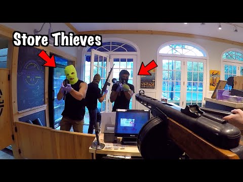 Thieves Try To Rob My Store