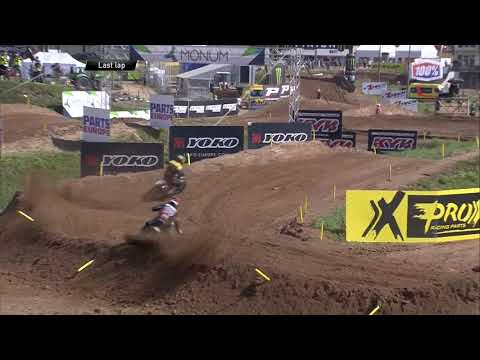 Benistant vs. De Wolf - EMX250 Race 1 - MXGP of Kegums 2020