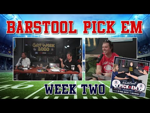 A Change 8 Years in the Making - Barstool Pick Em Week 2 2020 Full Podcast