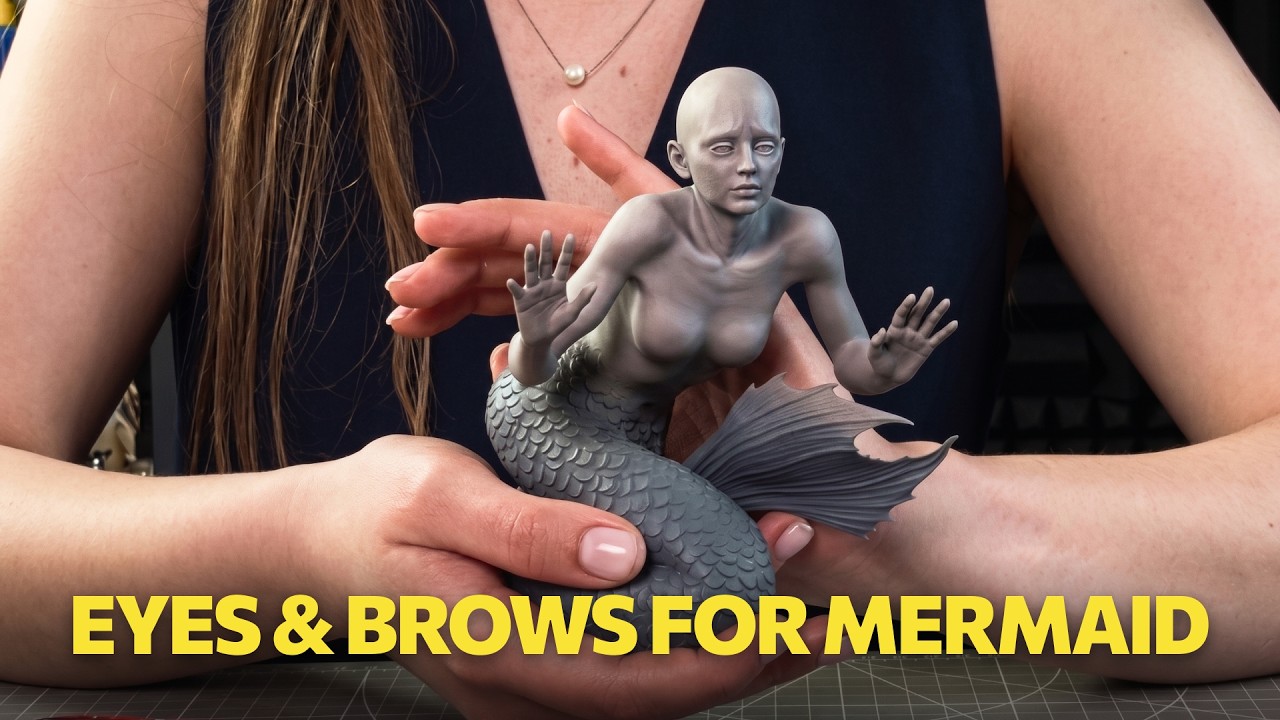 Painting the Mermaid’s Eyes and Trendy Brows Live