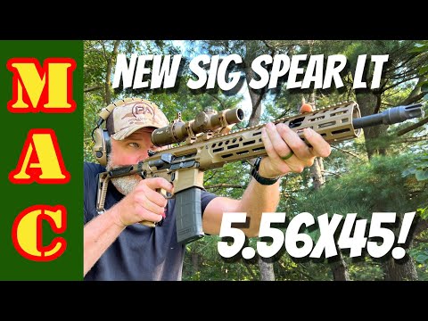 New SIG MCX SPEAR LT rifle in 5.56 for civilian market! The little brother to the Sig M5.