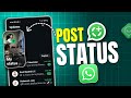 How To Post A Status On WhatsApp Update Status On WhatsApp