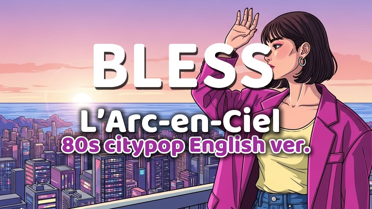 BLESS ｰ L'Arc〜en〜Ciel ｰ 英語歌詞80s City Pop Ver English Lyric Remix