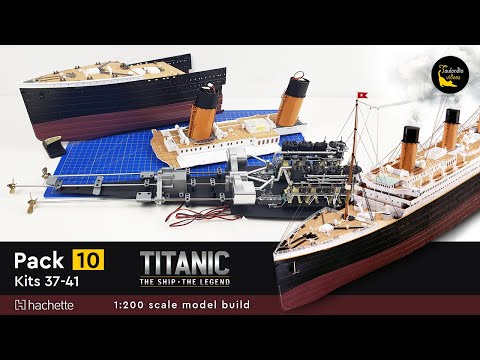 Hachette Build the 1:200 scale RMS Titanic - kits 37-41 (pack 10) #titanic #hachette #modelbuilding