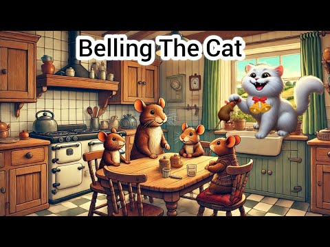 BELLING THE CAT | English story for kids with morals | Aesop fables in English