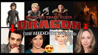 All the Voices ️ of How to Train Your Dragon 3 : The Hidden World (2019) video