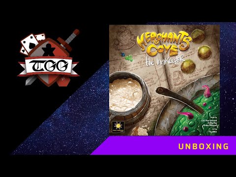 Merchants Cove The Innkeeper Board Game Unboxing