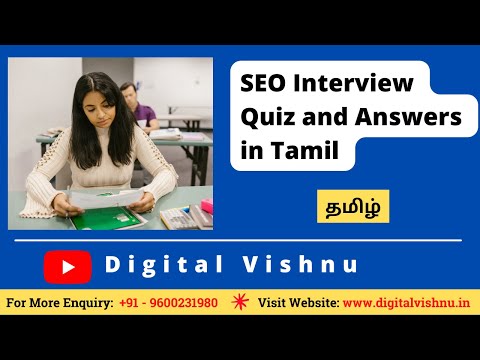 SEO Interview Questions and Answers in Tamil Search Engine Optimization Interview Questions Tamil
