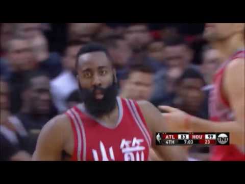 James Harden Full Highlights vs Hawks- 41Pts, 8Reb, 8Ast, 4STL!!