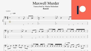 Rancid - Maxwell Murder (bass tab)