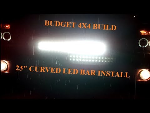 Dodge Dakota - Curved LED Bar Install - Budget 4x4 Project