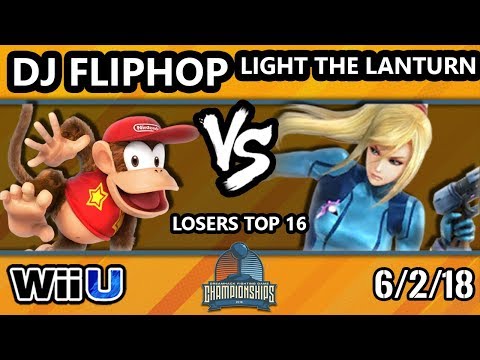 DHATX18 Smash 4 - DJ Fliphop (Diddy Kong) Vs. Light The Lantern (ZSS) - Wii U Losers Top 12
