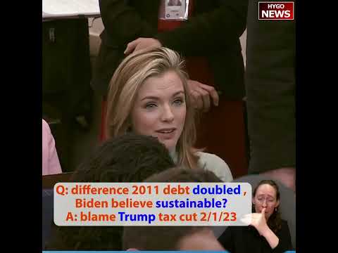 Q: difference 2011 debt doubled , Biden believe sustainable? A: blame Trump tax cut