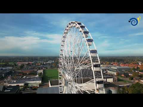KMG Rides - WHL70 Ferris Wheel - Smakenrad/Wheel of Taste - Drone shots 2022 HD