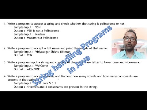 String Programs In Java Rupesh Dey