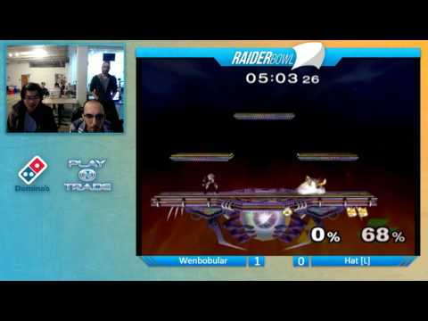 Raider Bowl V Melee Singles - Wenbobular (Fox) vs Hat (Sheik/Marth) - Grand Finals