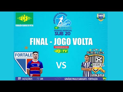 Fortaleza EC X Frankana | CAMPEONATO CEARENSE DE FUTSAL 2025 - FINAL VOLTA | SUB-20