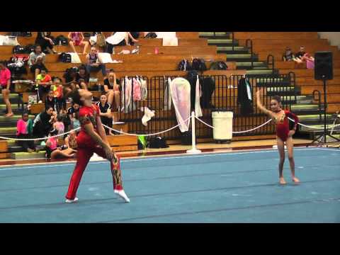 Anna Blough & Brian Coffey, Junior Elite 12-18 Mixed Pair, Dynamic Routine, Acrobatic Gymnastics