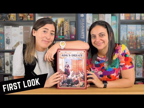 First Look at the Ada's Dream Prototype ~ The Great Thinkers Series | Board Game Preview