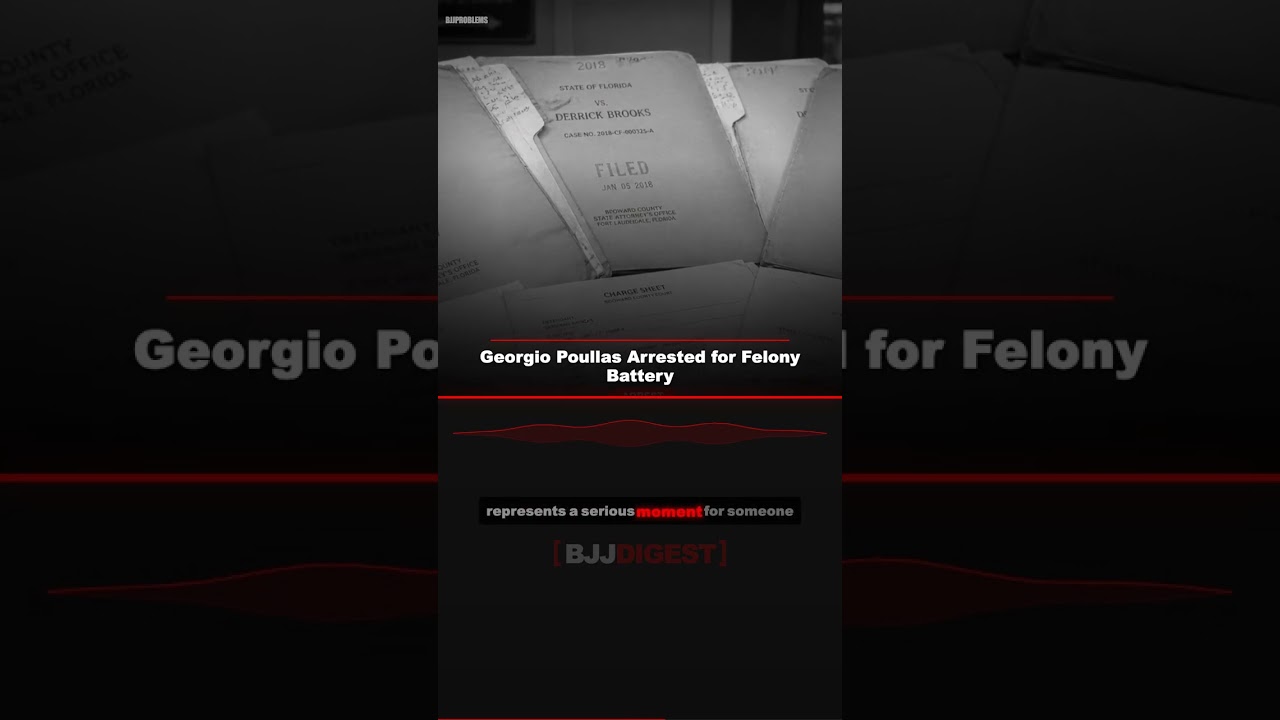 Grappler Arrested on Felony Battery Charge #Shorts