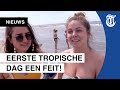 Drukte op het strand: ‘Helemaal op elkaar gepropt’