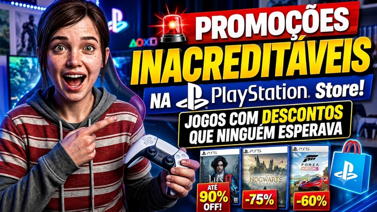 🚨 Promoções INACREDITÁVEIS na PlayStation Store! Jogos com Descontos que Ninguém Esperava