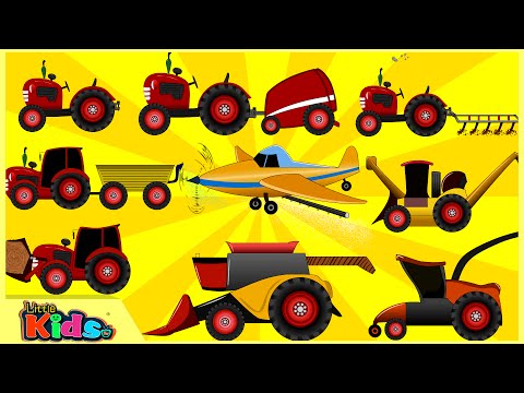 Learning Farm Vehicles | Fun and Educational Learning for Children | Little Kids TV
