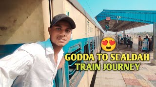 GODDA TO SEALDAH TRAIN JOURNEY 😍|| GODDA RAILWAY STATION 🧐|| WEST BENGAL || DAILY VLOG GODDA....❤️