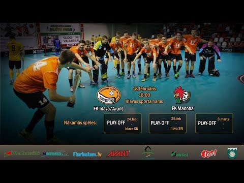 Highlights: Irlava/Avant - FK Madona (florbols, 1.līga)