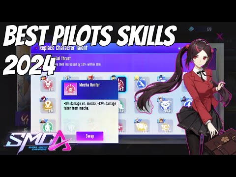 BEST PILOTS SKILLS TO USE 2024 - Super Mecha Champions