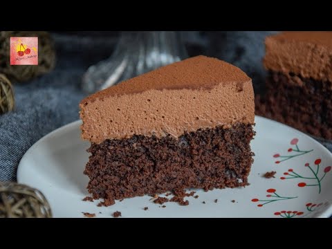 Vegane Schoko-- Mousse-Torte/ ohne Ersatzprodukte